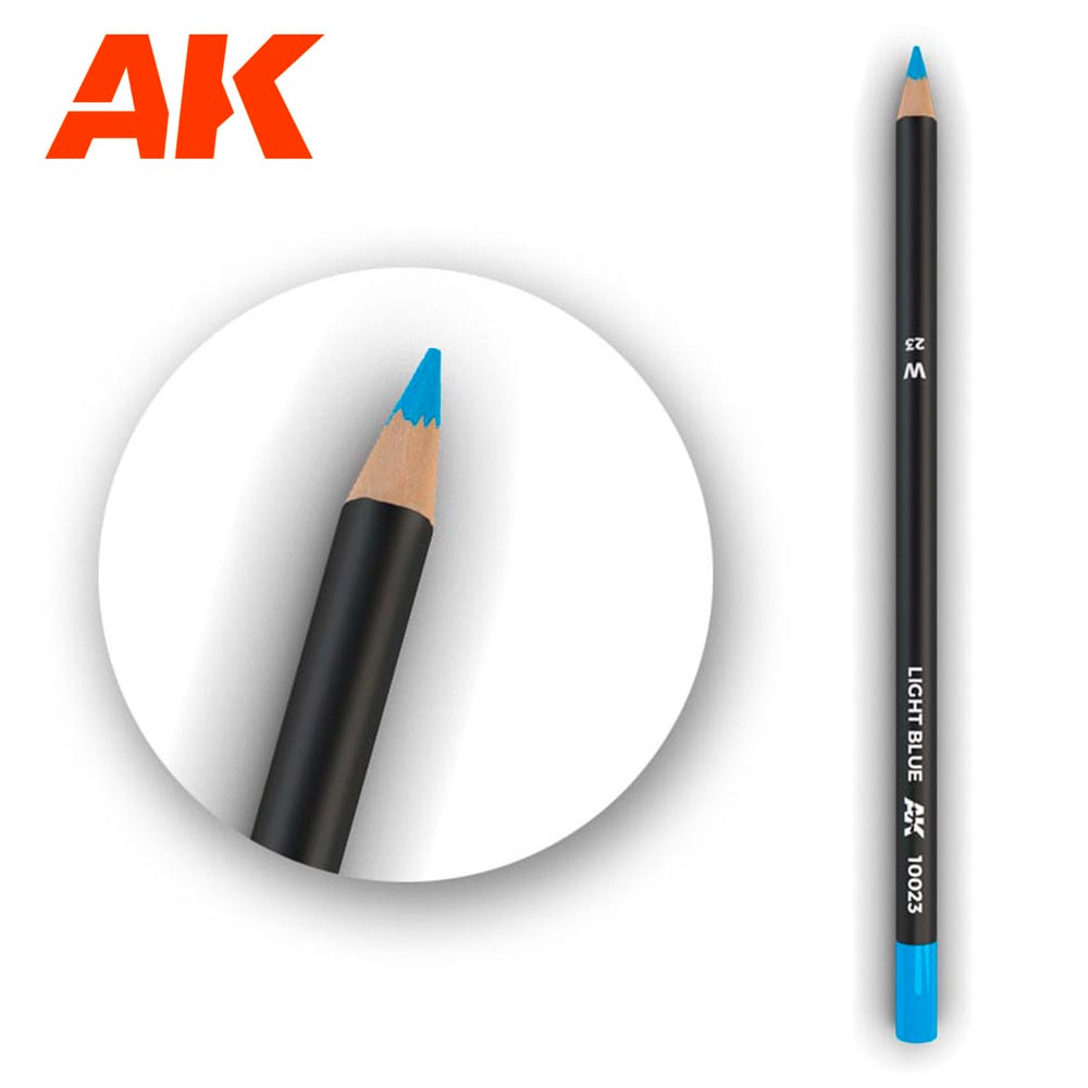 AK Interactive 10023 Light Blue - Weathering Watercolor Pencil