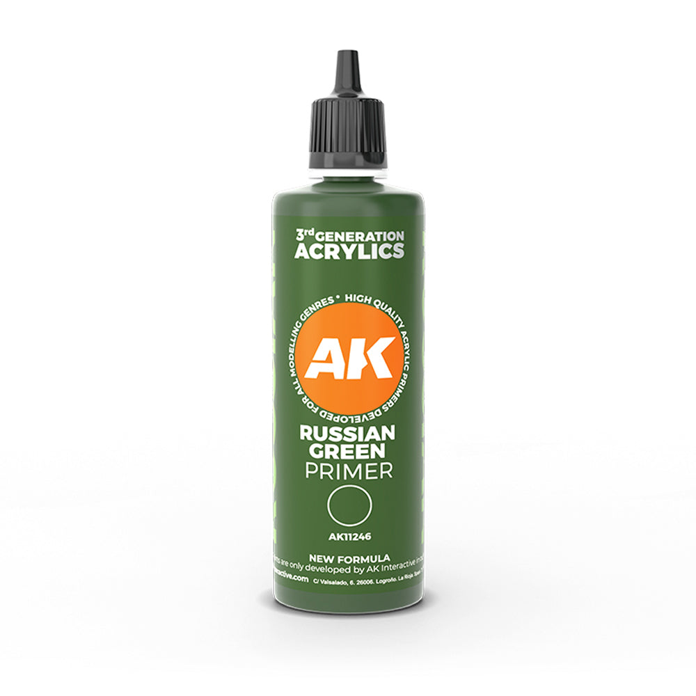 AK Interactive 11246 Russian Green Surface Primer 100ml