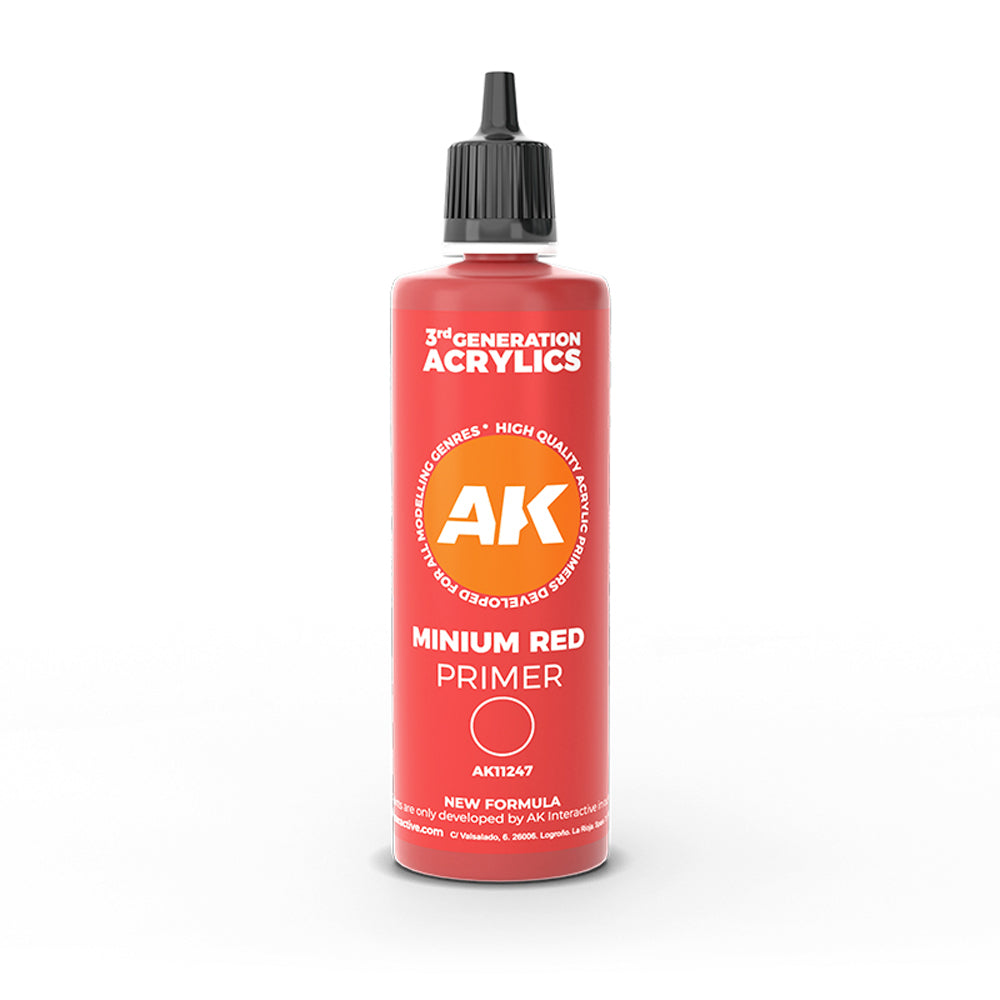 AK Interactive 11247 Minium Red Surface Primer 100ml