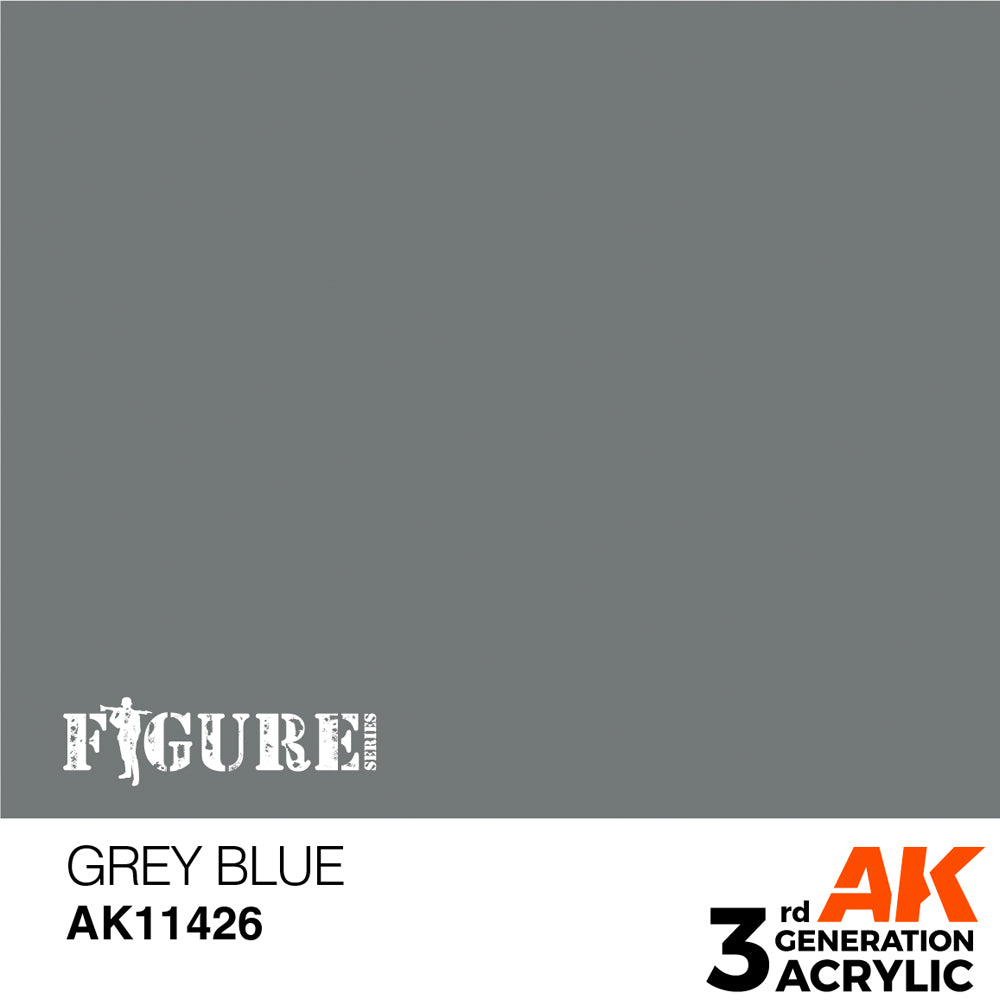 AK Interactive 11426 Grey Blue 17ml 3G Acrylic Model Paint