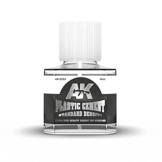 AK Interactive 12003 Plastic Cement Standard Density Adhesive 40ml