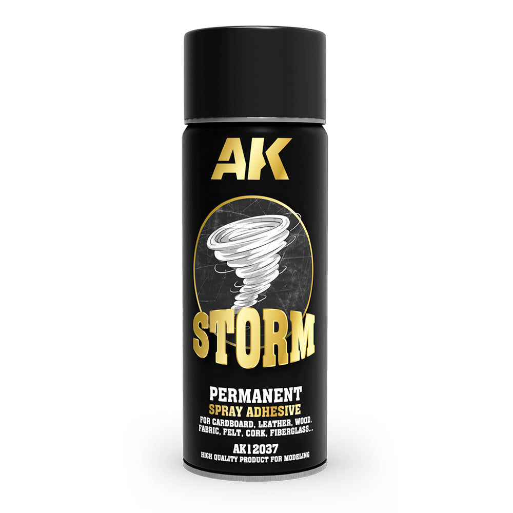 AK Interactive Storm Permanent Spray Adhesive 400ml Spray AK12037