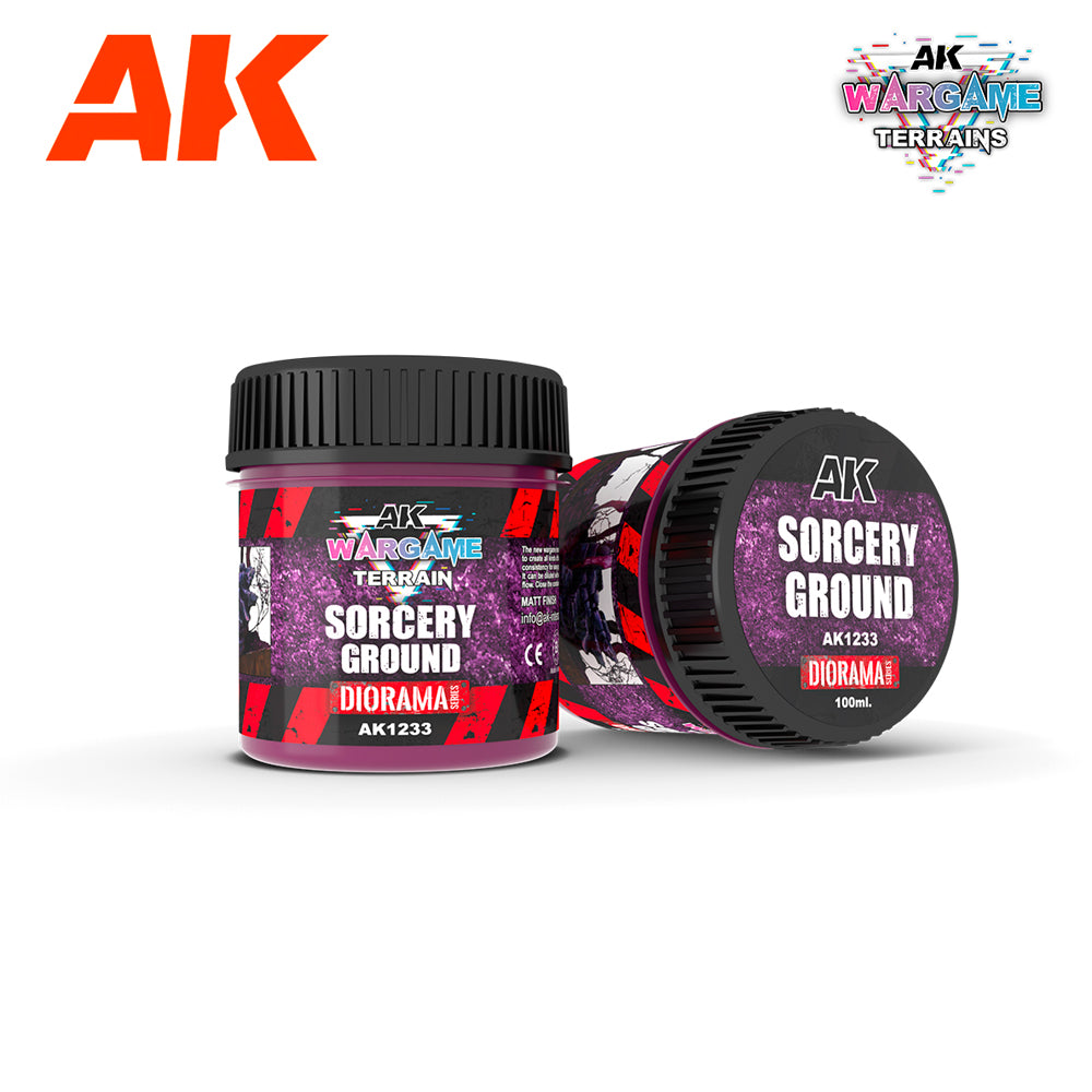 AK Interactive 1233 Sorcery Ground 100ml Wargame Terrain Diorama