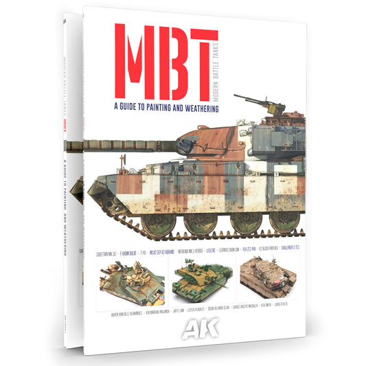 AK Interactive 130021 MBT Modern Battle Tanks - Guide to Painting & Weathering