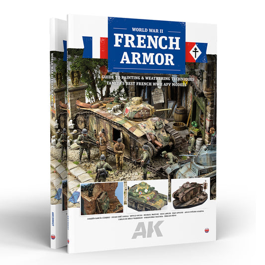 AK Interactive 130027 WWII French Armor Painting & Weathering Guide Book