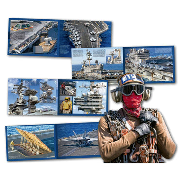 AK Interactive 130032 Carrier Ops: Nimitz Class Carriers Flight Deck Ops Book