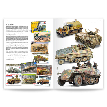 AK Interactive 130036 Modelling WWII German Half-Tracks Guide Book
