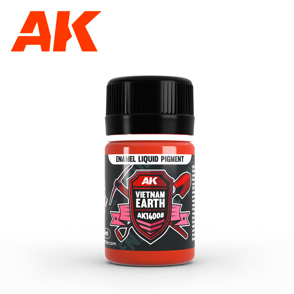 AK Interactive 14008 Vietnam Earth - Enamel Liquid Pigment 35ml