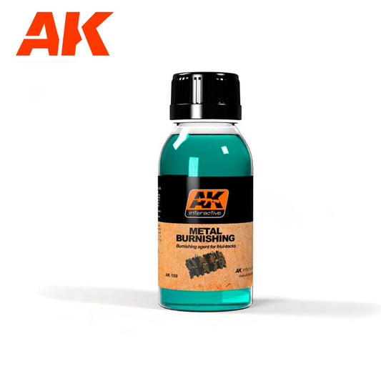 AK Interactive 159 Metal Burnishing Fluid Model Weathering 100ml