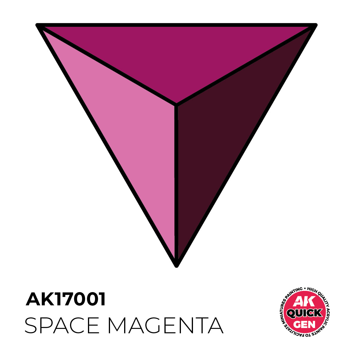 AK Interactive Quick Gen 17001 Space Magenta 18ml Acrylic Paint