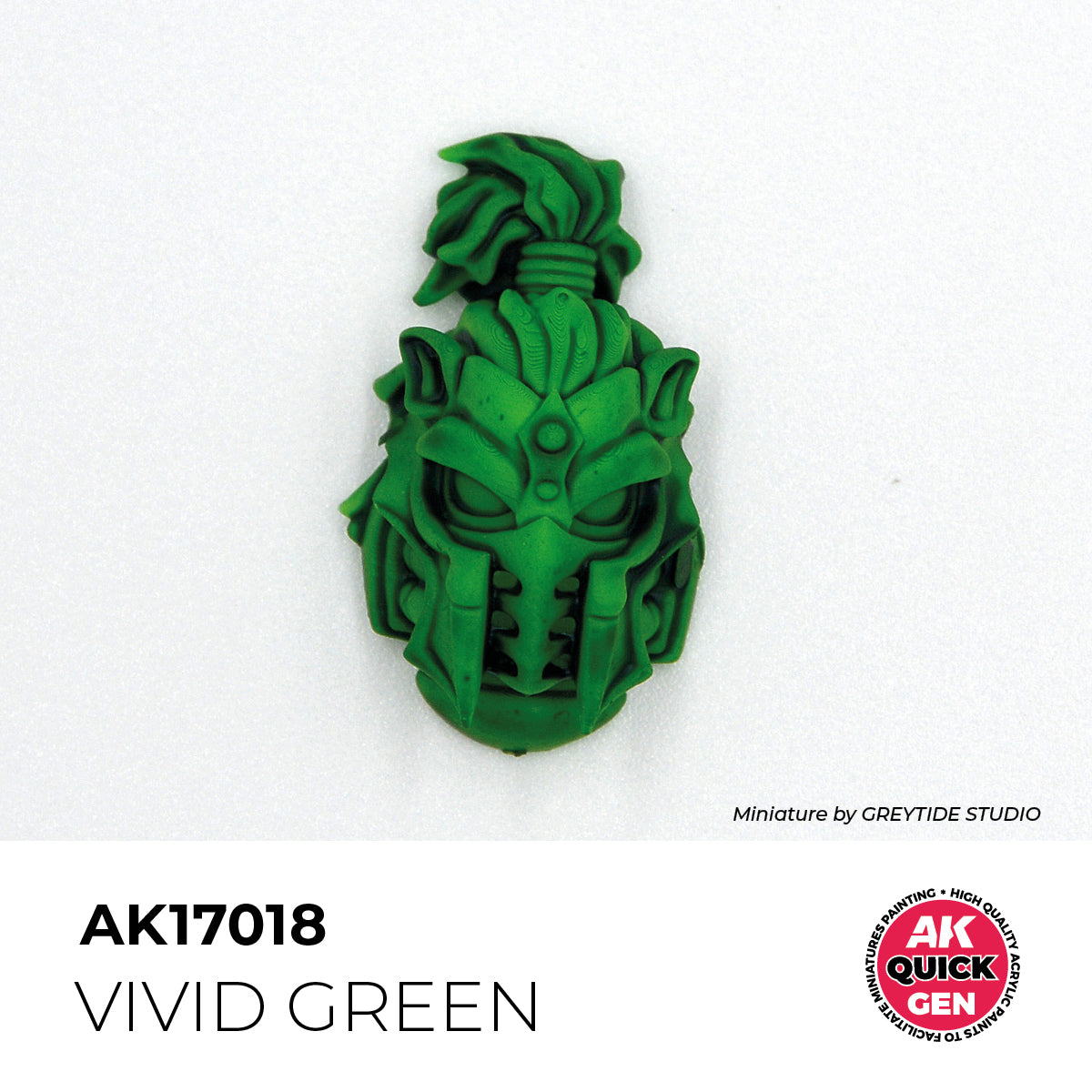 AK Interactive Quick Gen 17018 Vivid Green 18ml Acrylic Paint