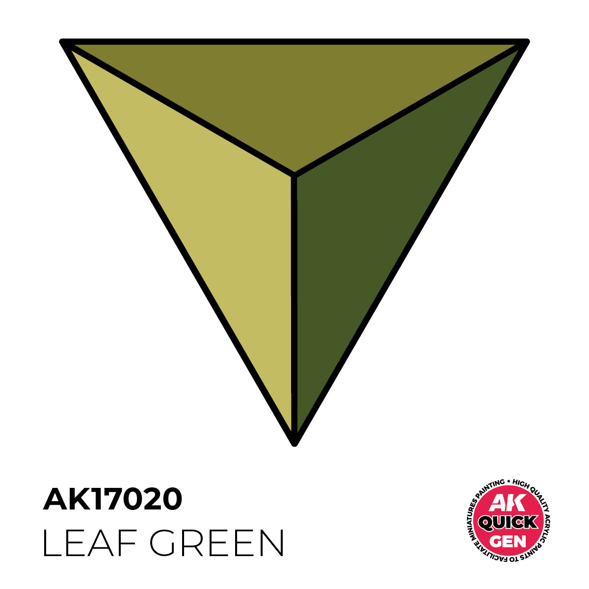 AK Interactive Quick Gen 17020 Leaf Green 18ml Acrylic Paint