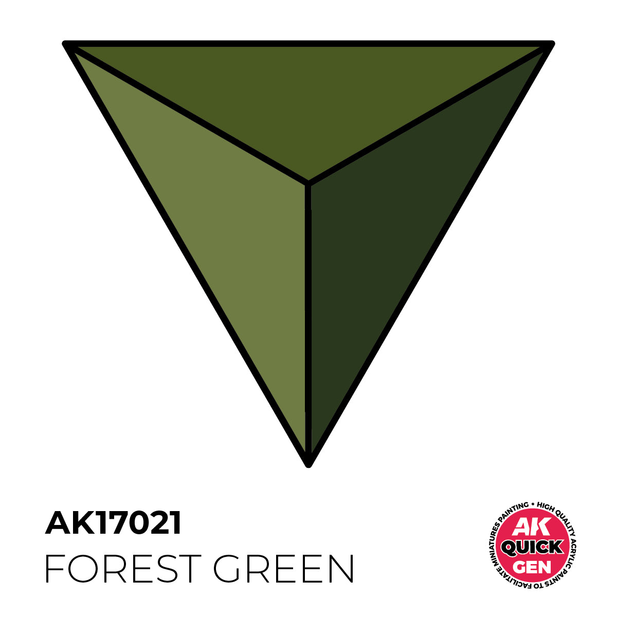 AK Interactive Quick Gen 17021 Forest Green 18ml Acrylic Paint