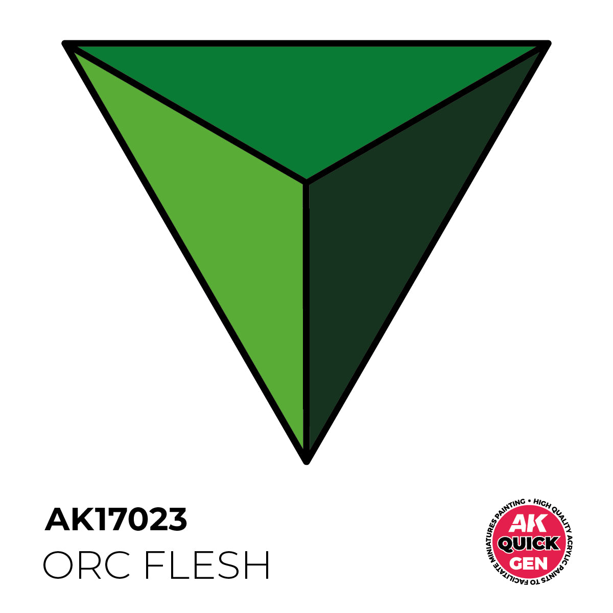 AK Interactive Quick Gen 17023 Orc Flesh 18ml Acrylic Paint