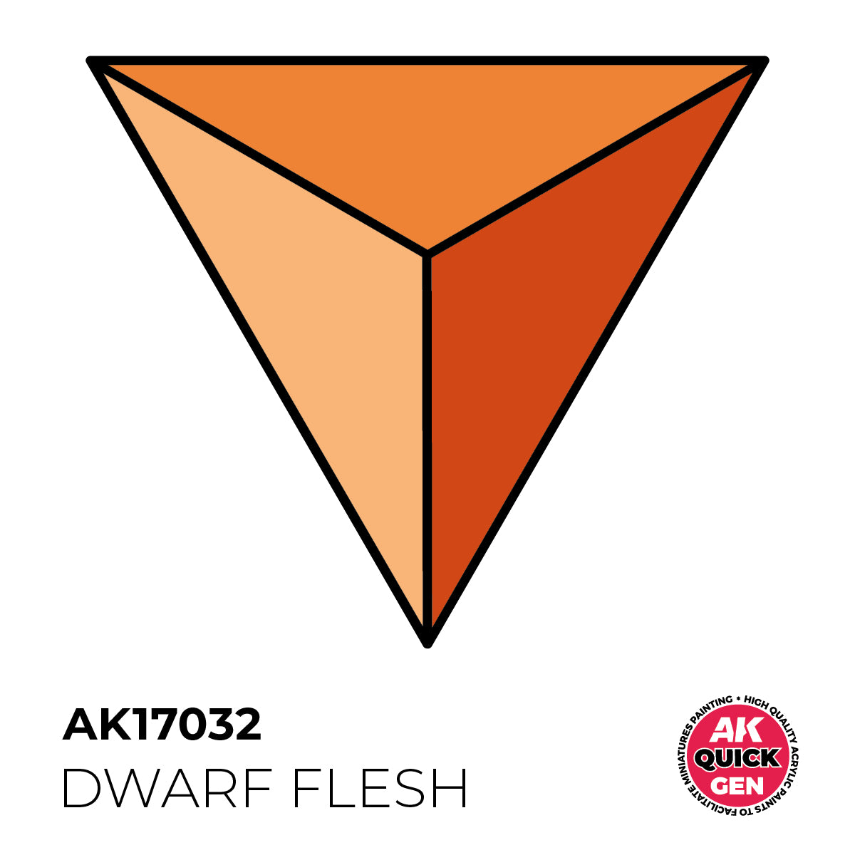 AK Interactive Quick Gen 17032 Dwarf Flesh 18ml Acrylic Paint