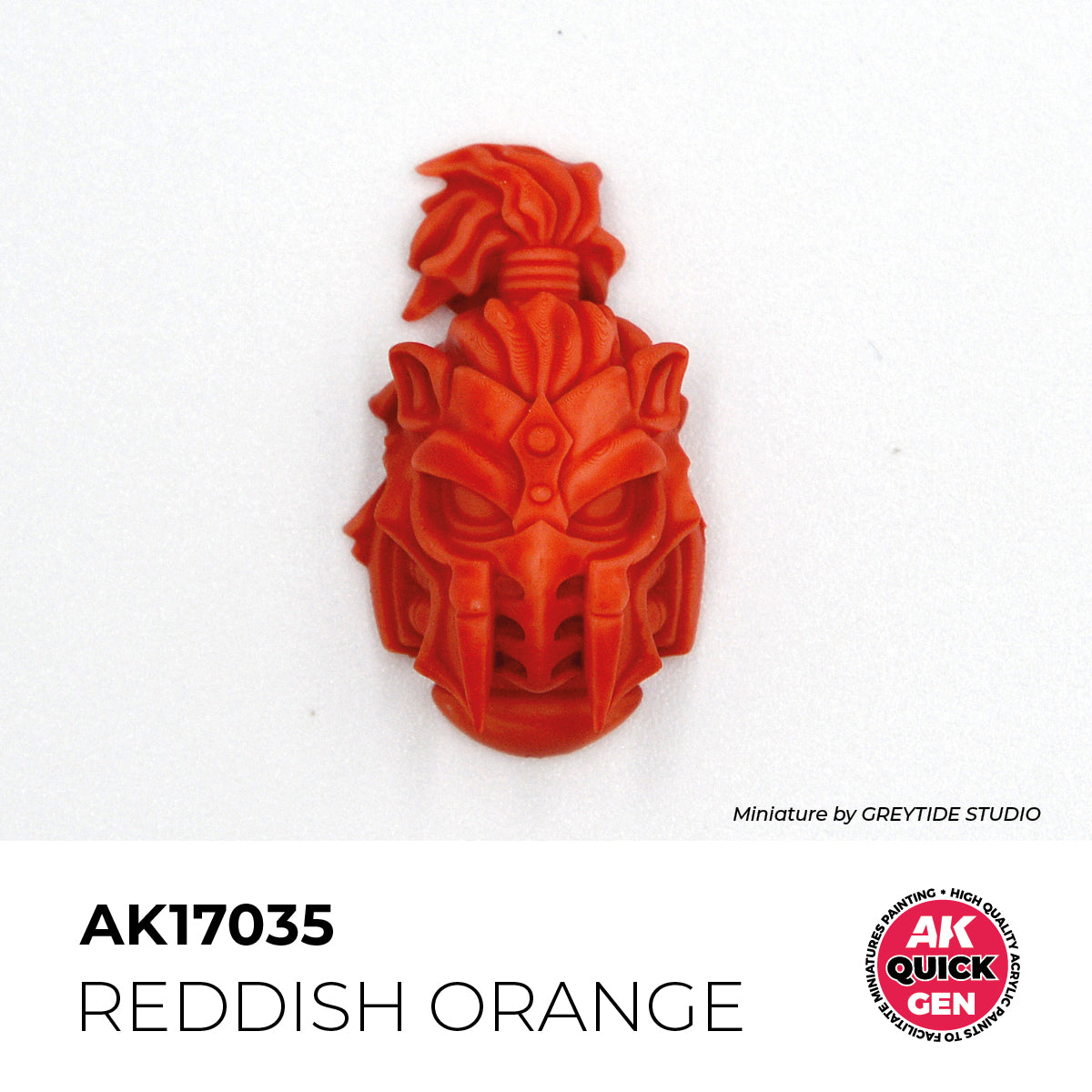 AK Interactive Quick Gen 17035 Reddish Orange 18ml Acrylic Paint