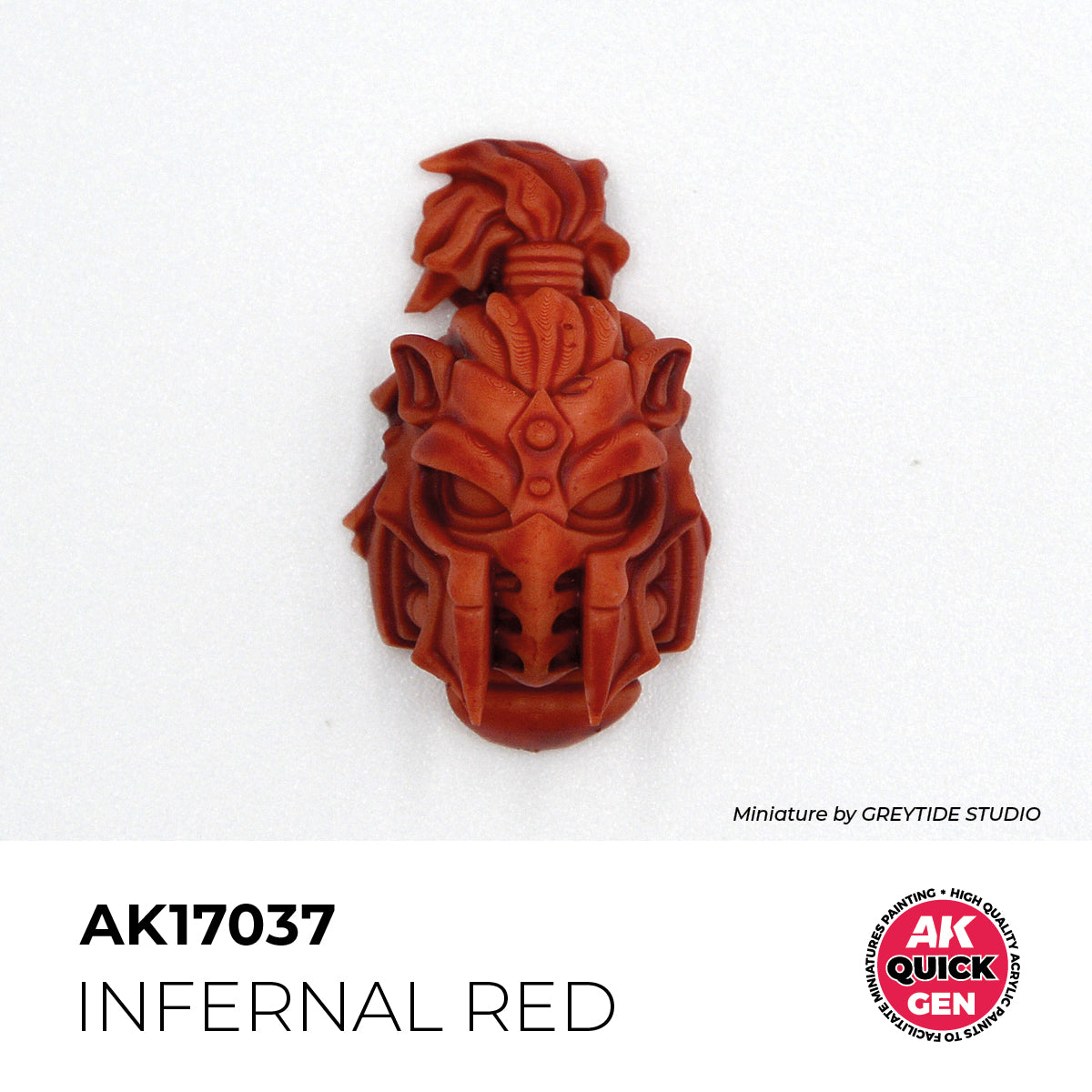 AK Interactive Quick Gen 17037 Infernal Red 18ml Acrylic Paint