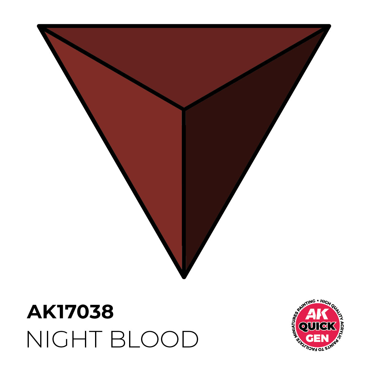 AK Interactive Quick Gen 17038 Night Blood 18ml Acrylic Paint
