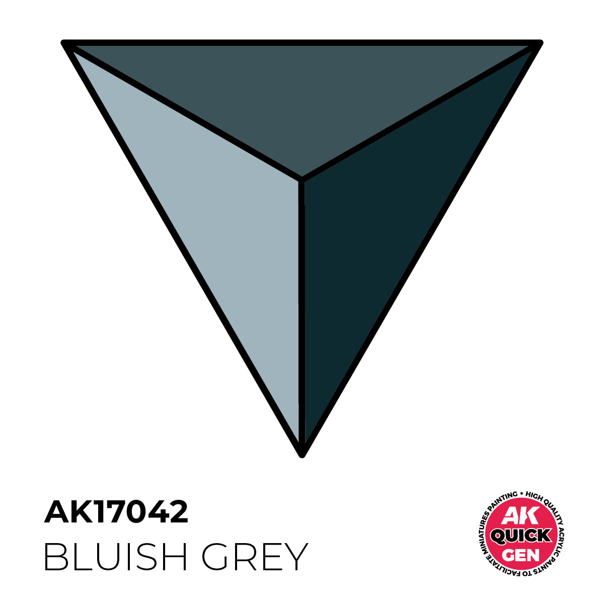 AK Interactive Quick Gen 17042 Bluish Grey 18ml Acrylic Paint