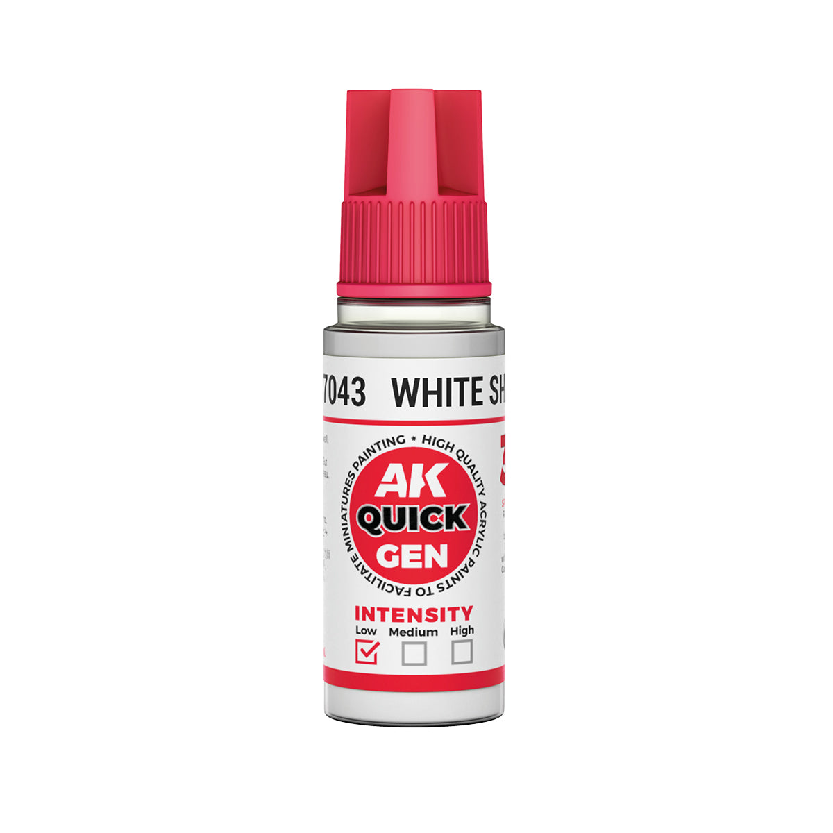 AK Interactive Quick Gen 17043 White Shadow 18ml Acrylic Paint