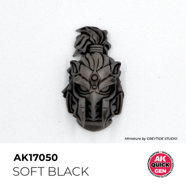 AK Interactive Quick Gen 17050 Soft Black 18ml Acrylic Paint