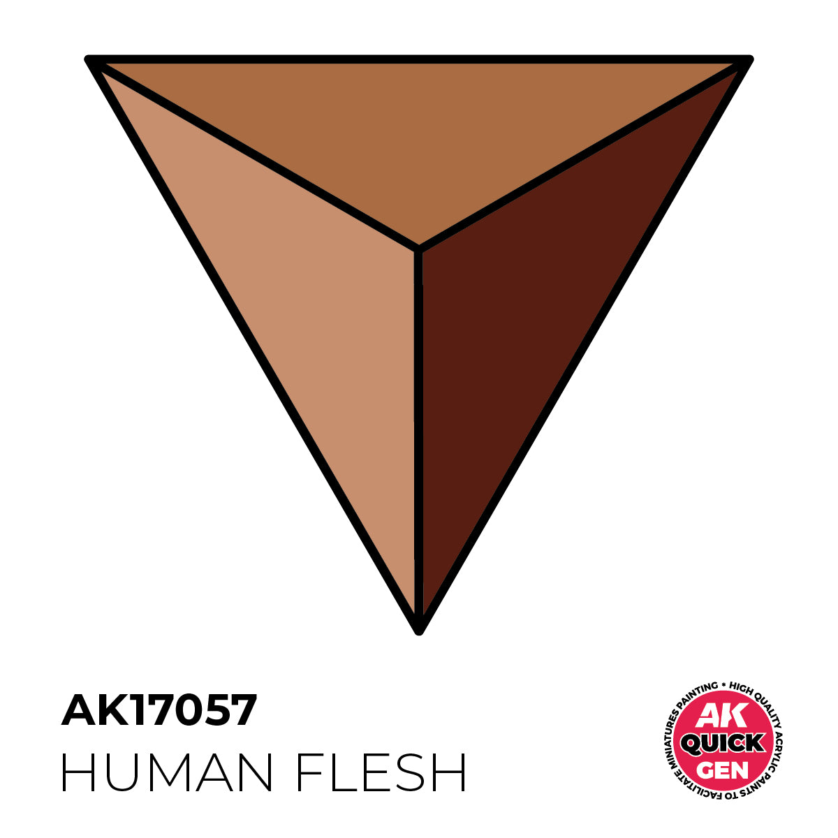 AK Interactive Quick Gen 17057 Human Flesh 18ml Acrylic Paint