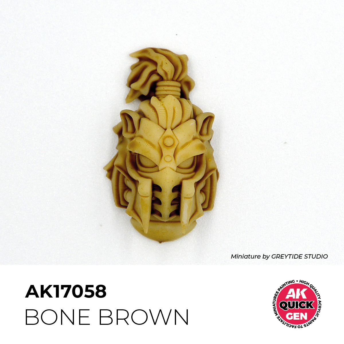 AK Interactive Quick Gen 17058 Bone Brown 18ml Acrylic Paint