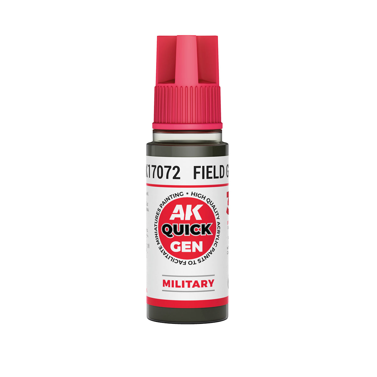 AK Interactive Quick Gen 17072 Field Grey 18ml Acrylic Paint