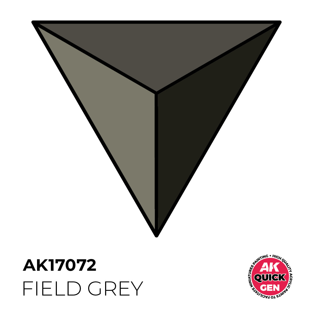 AK Interactive Quick Gen 17072 Field Grey 18ml Acrylic Paint
