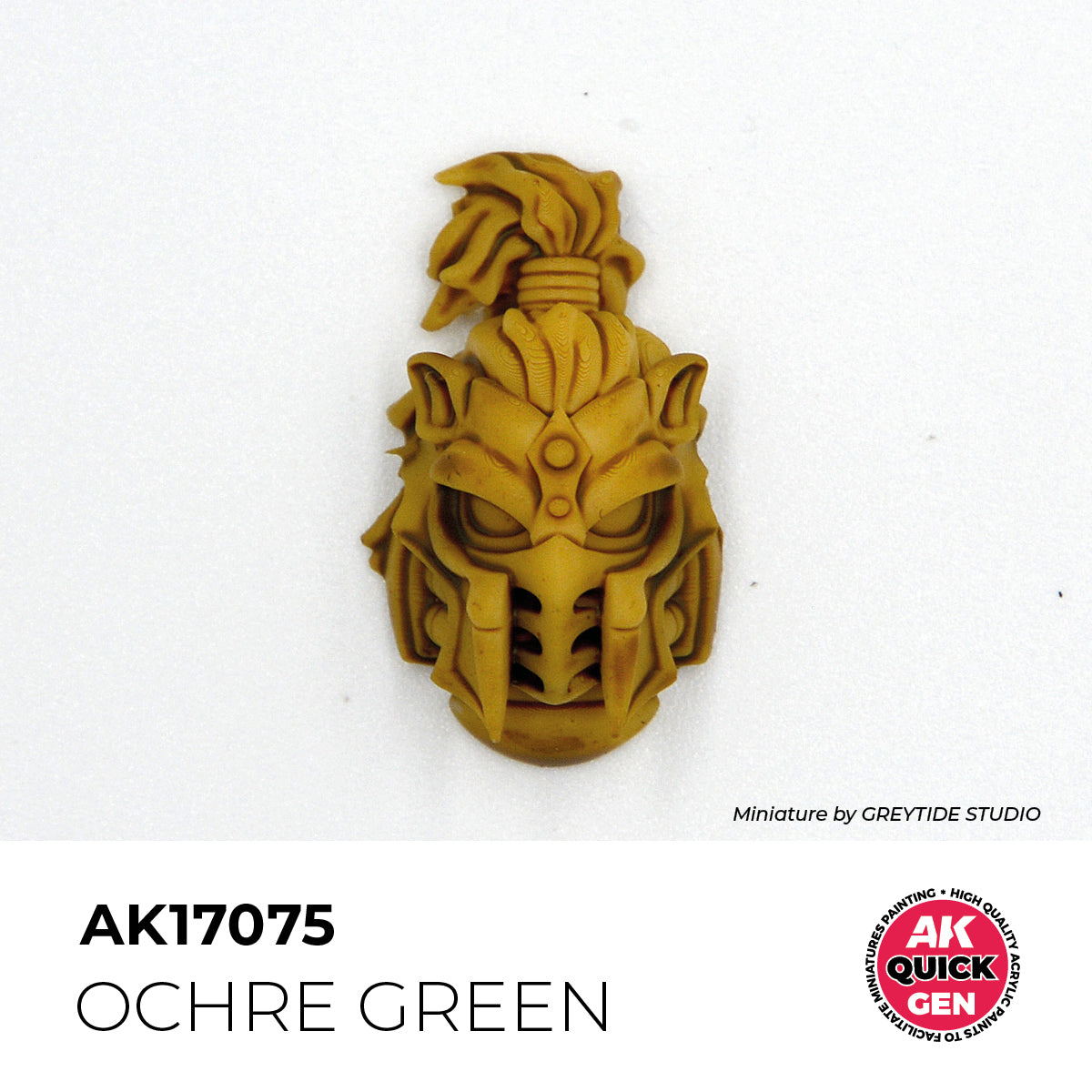 AK Interactive Quick Gen 17075 Ochre Green 18ml Acrylic Paint