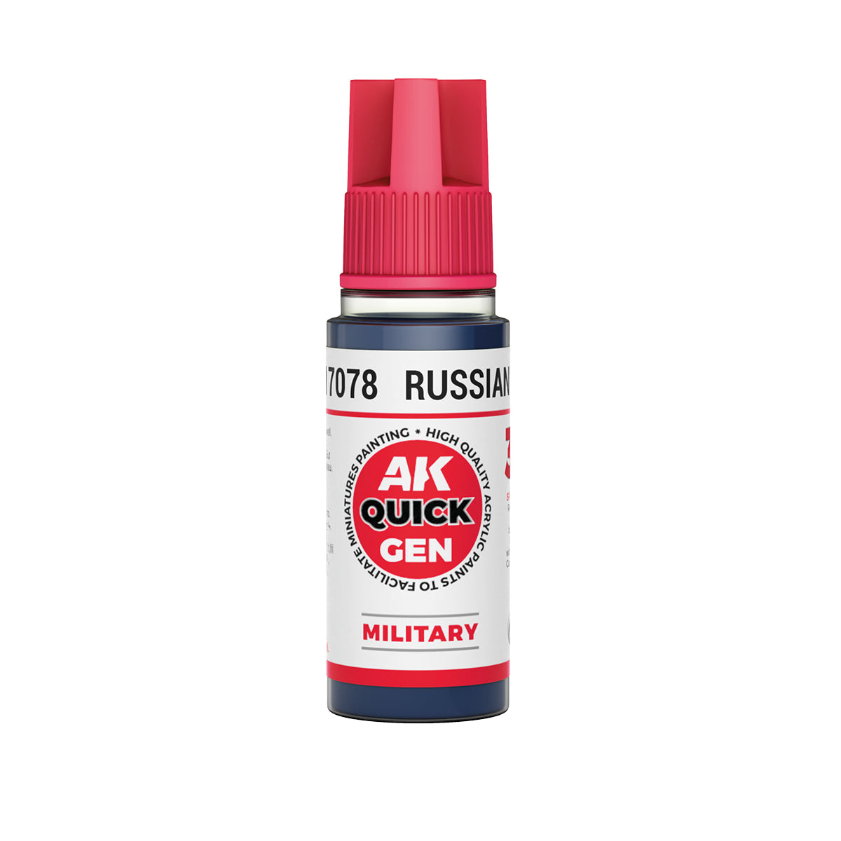 AK Interactive Quick Gen 17078 Russian Blue 18ml Acrylic Paint
