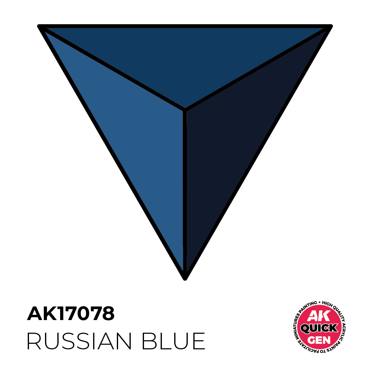 AK Interactive Quick Gen 17078 Russian Blue 18ml Acrylic Paint