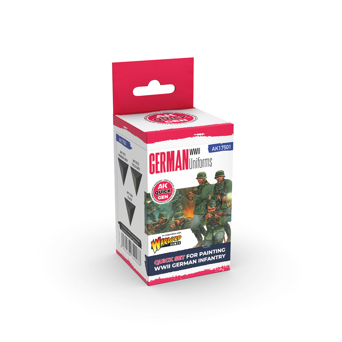 AK Interactive Quick Gen 17501 German Uniforms Acrylic Paint Set
