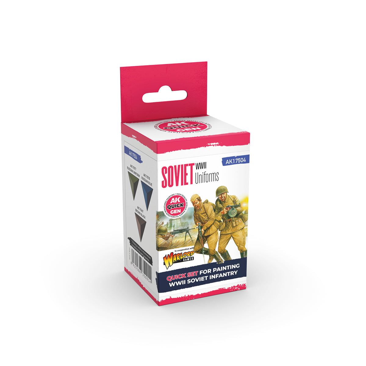 AK Interactive Quick Gen 17504 Soviet Uniforms Acrylic Paint Set