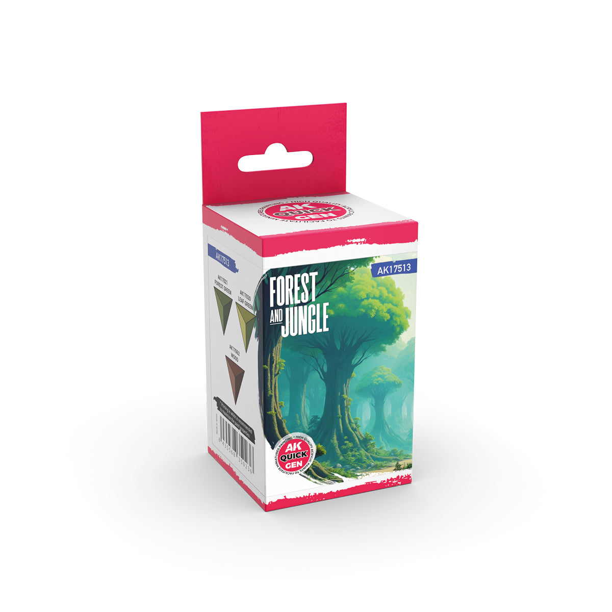 AK Interactive Quick Gen 17513 Forest & Jungle Acrylic Paint Set