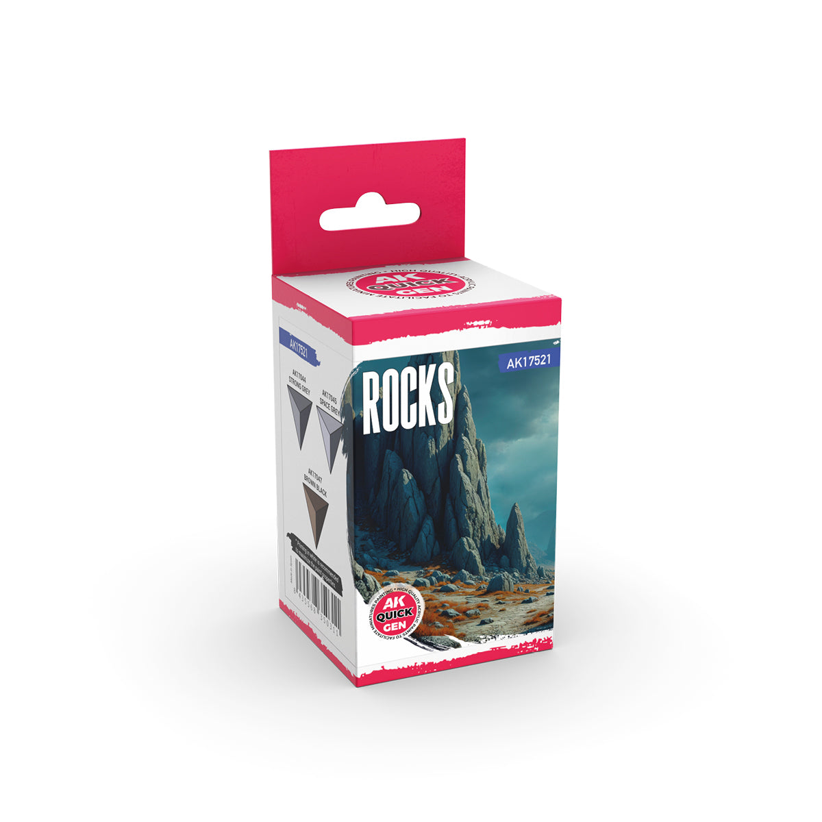 AK Interactive Quick Gen 17521 Rocks Acrylic Paint Set