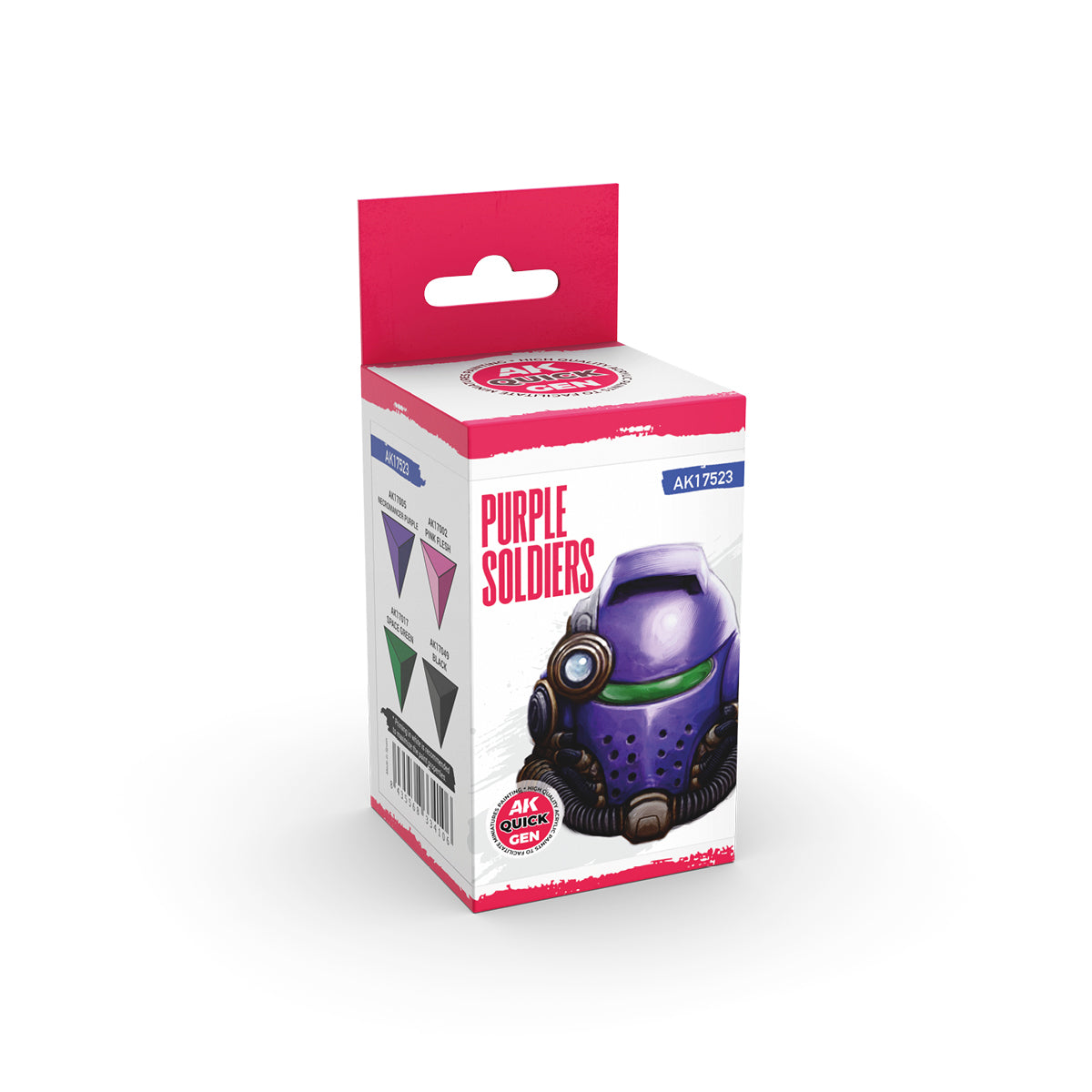 AK Interactive Quick Gen 17523 Purple Soldiers Acrylic Paint Set