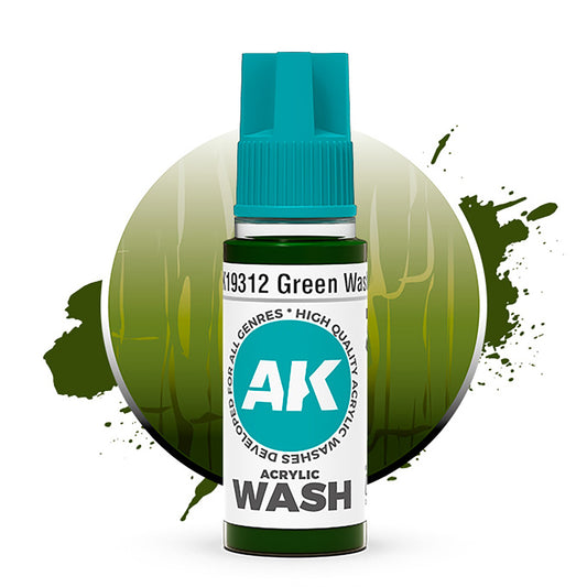 AK Interactive Green Wash Acrylic 18ml AK19312