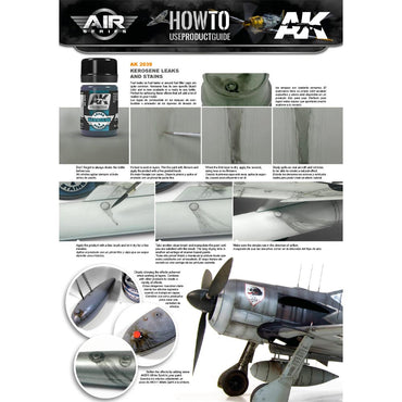AK Interactive 2039 Kerosene Leaks & Stains Enamel 35ml