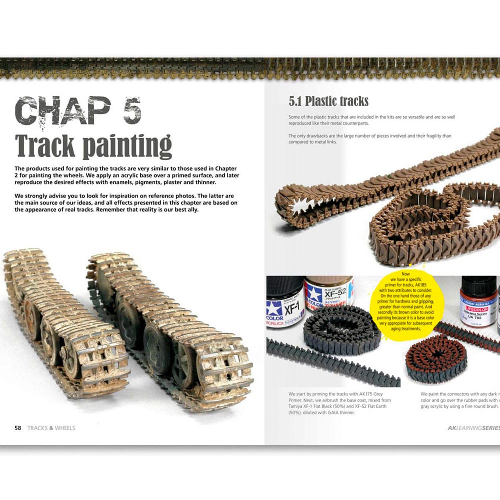 AK Interactive 274 AK Learning 3: Tracks & Wheels Book (English)