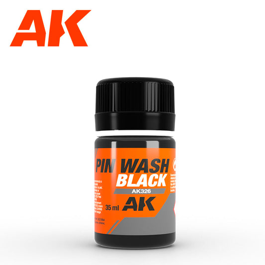 AK Interactive 326 Black PIN WASH Enamel 35ml