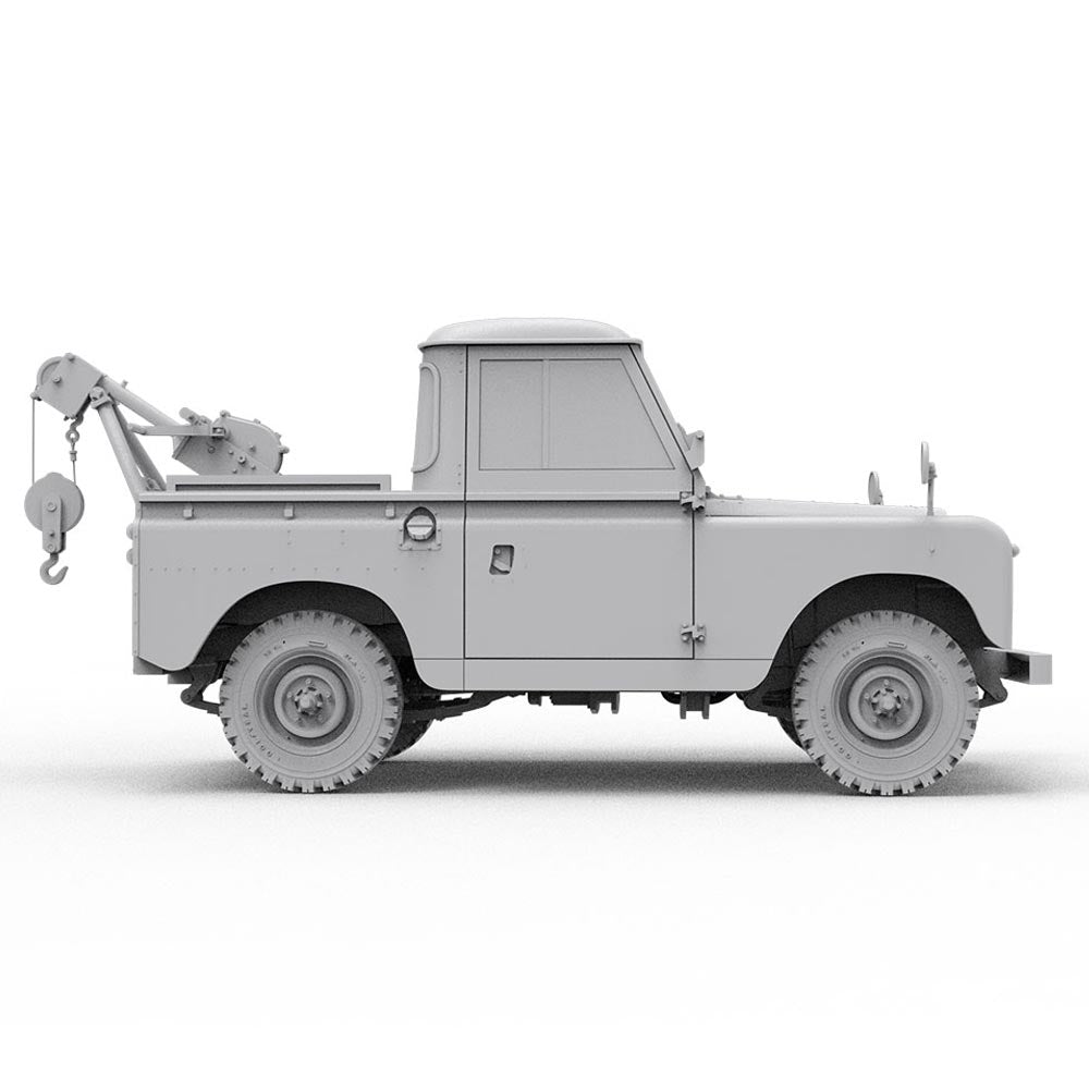 AK Interactive 35014 Land Rover 88 Series IIA Crane-Tow Truck 1:35 Model Kit
