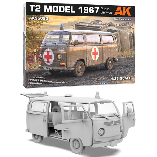 AK Interactive 35023 T2 Model 1967 Public Service 1:35 Model Kit