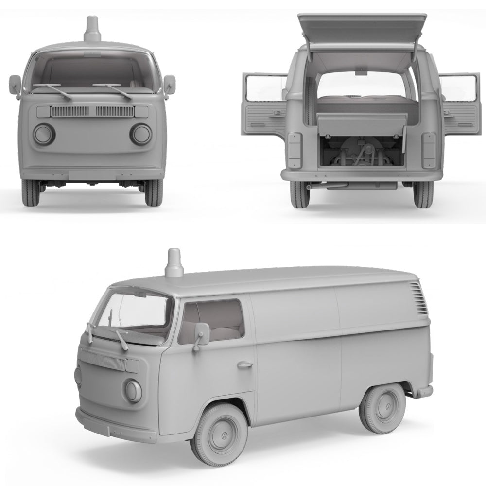 AK Interactive 35024 T2 Model 1972 Van 1:35 Model Kit
