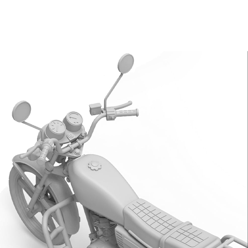 AK Interactive 35027 CG125 Japanese Motorcycle 2-in-1 1:35 Model Kit