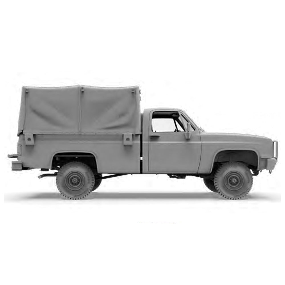 AK Interactive 35031 M1008 Troop Carrier w/Tarp 1:35 Model Kit