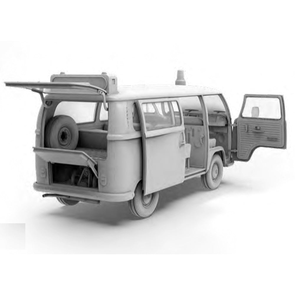 AK Interactive 35033 T2 Model 1967 Airport Bus 1:35 Model Kit