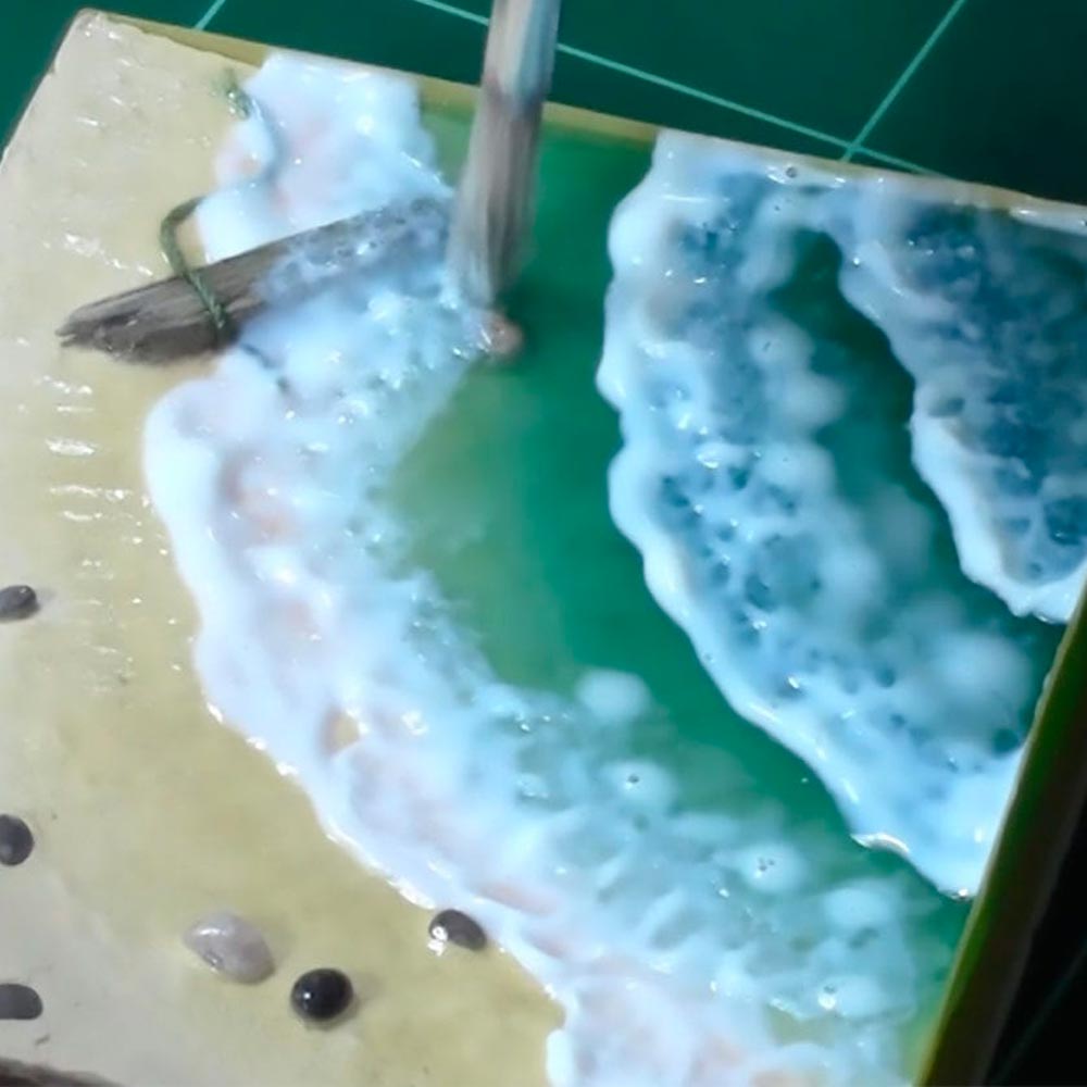 AK Interactive 8036 Diorama: Water Foam - 100ml (Acrylic)