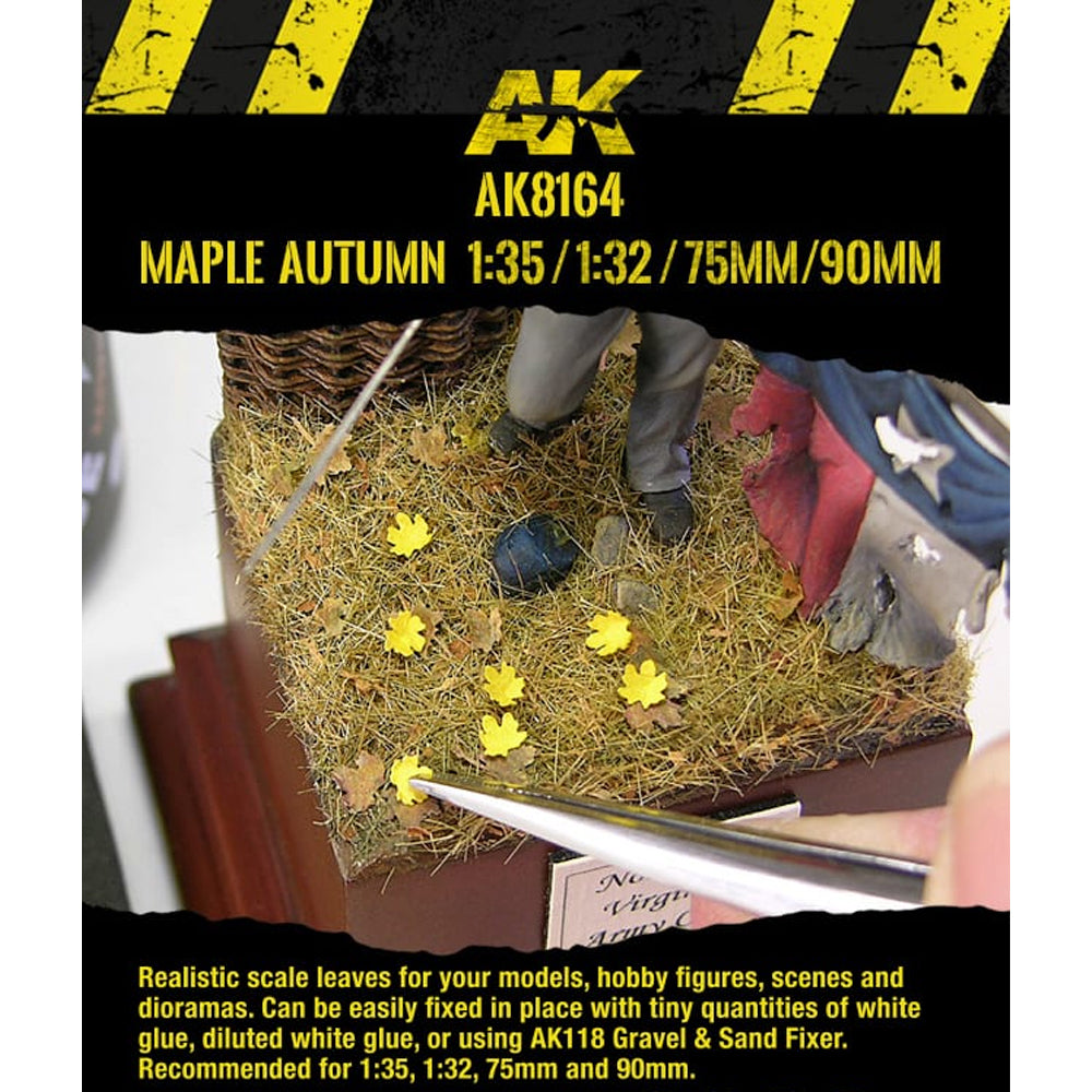 AK Interactive 8164 Autumn Maple Leaves 1:32/1:35 Model Diorama Scenery
