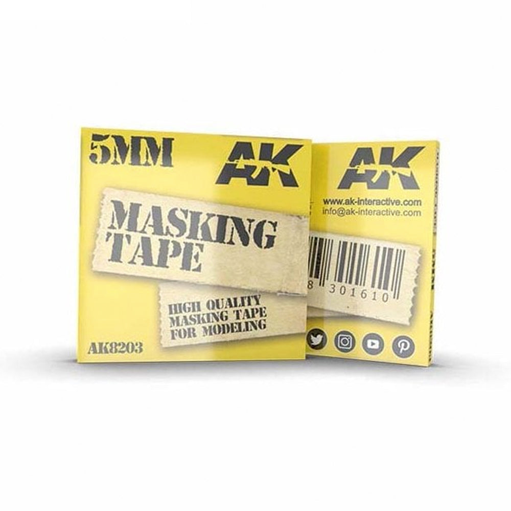 AK Interactive 8203 5mm Masking Tape for Model Kit Painting 20m Long